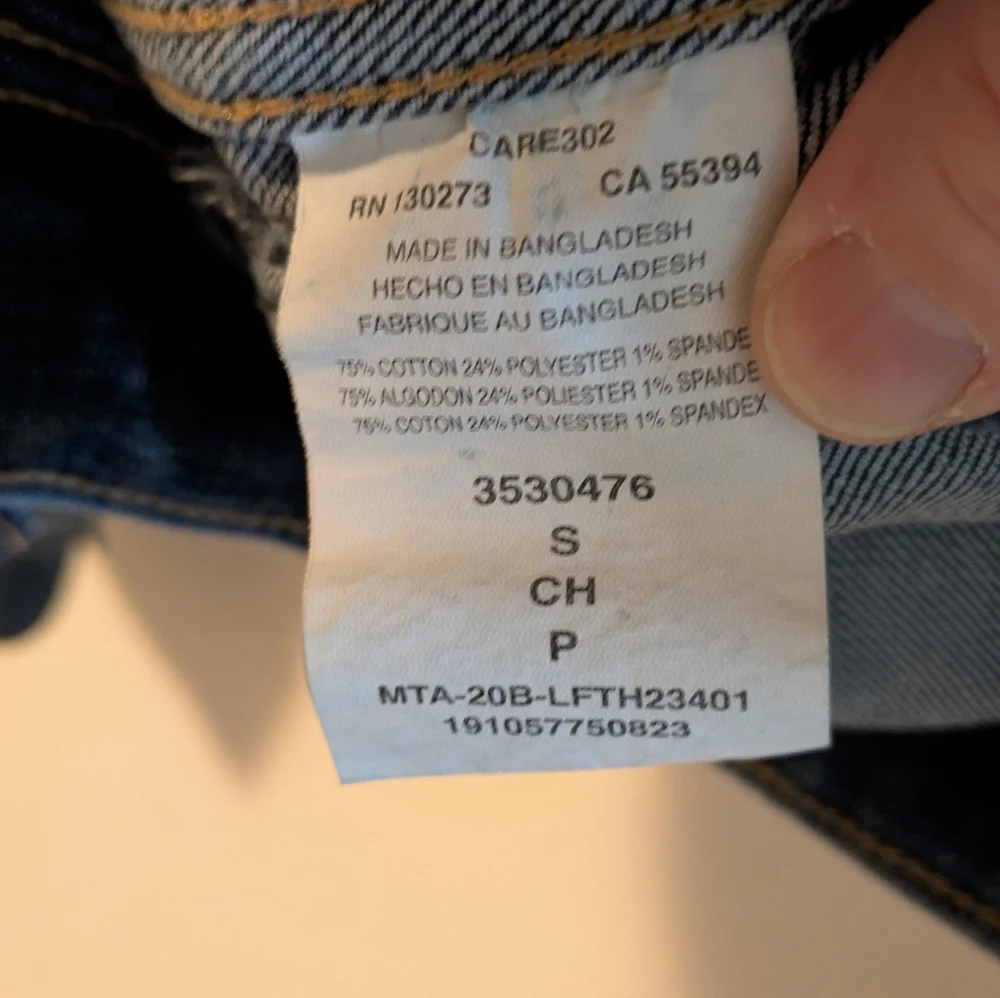 Lee Blue Jean Jacket Classic Denim Style - Picture 4 of 4